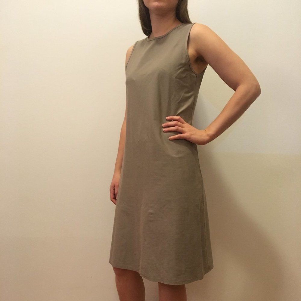 Eileen Fisher Shift Dress Midi Size Small